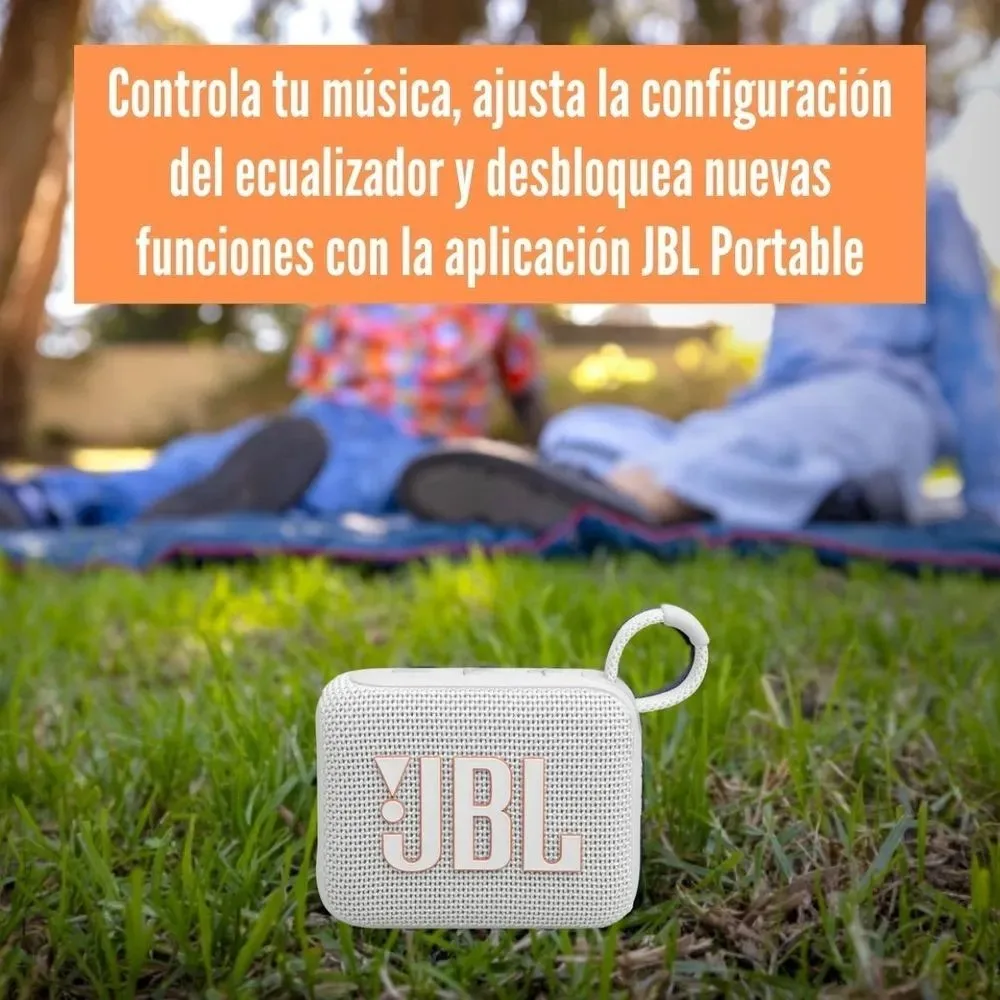 Parlante Bluetooth JBL Go 4 IP67 Waterproof Sonido Potente Color Blanco 5