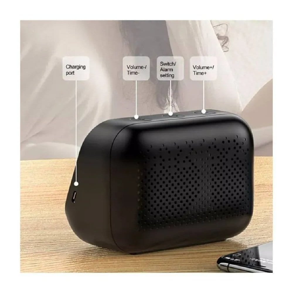 reloj-despertador-con-altavoz-multifuncional-lenovo-ts13-negro-4.jpg Reloj Despertador con Altavoz Multifuncional Lenovo TS13 Negro 4