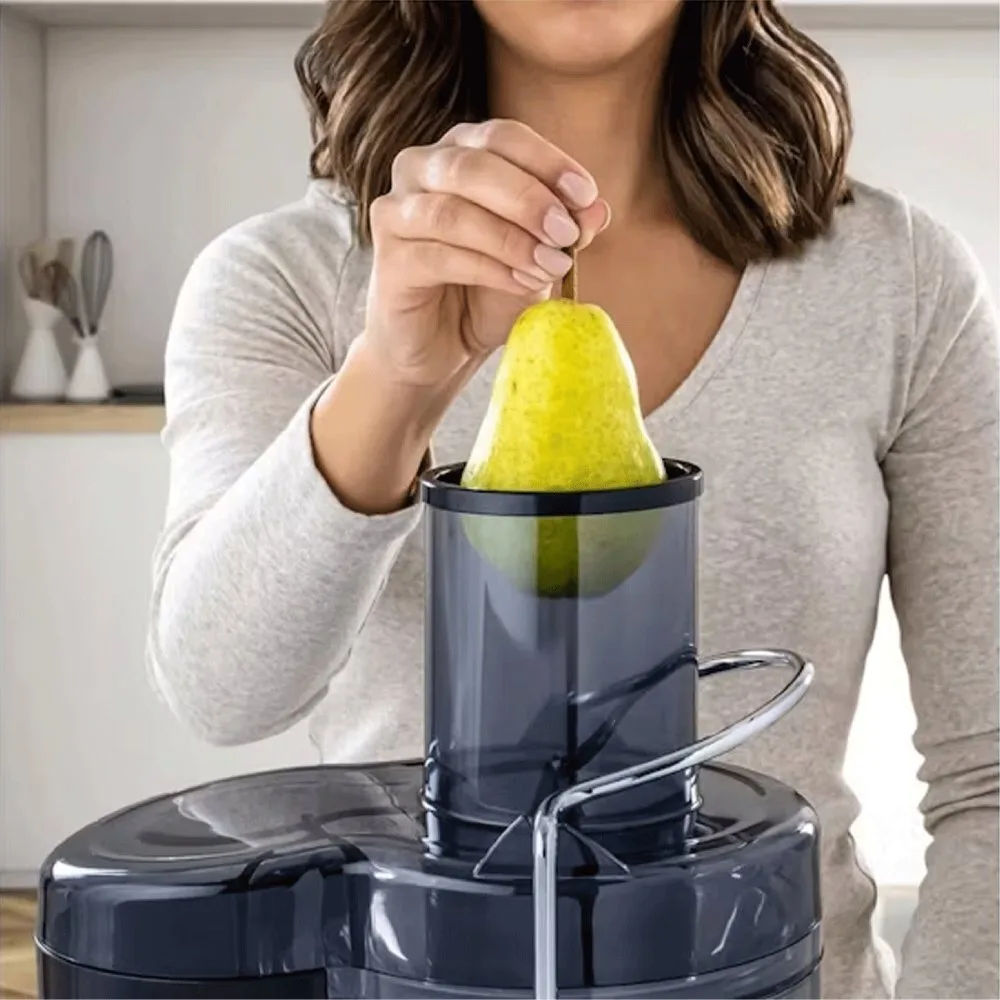 Extractor de Jugos Oster 600W FPSTJE320R – Extractor Profesional de Jugos con Boquilla Extra Grande Cuchilla de Acero Inoxidable y 2 Velocidades