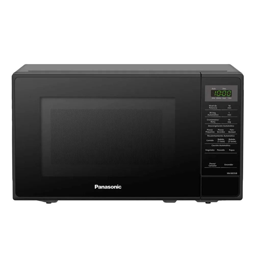 Microondas Panasonic con Panel Digital en Espanol 9 Programas Automaticos Funcion Quick30 NN SB25JBRPK 5