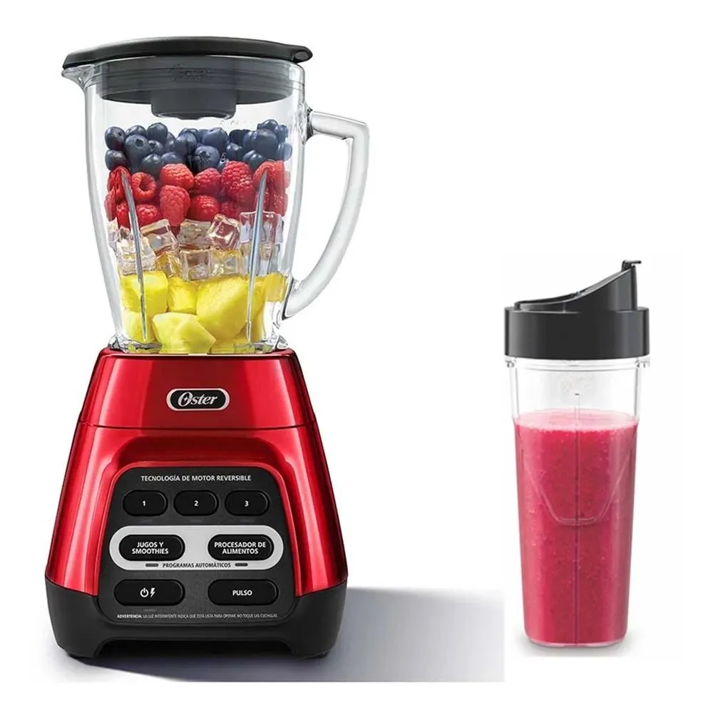 Licuadora Oster® con Tecnologia de Motor Reversible y Cuchilla Grande 1000 W BLSTPYG1310RBG 3